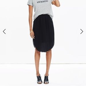 COPY - Madewell silk island midi skirt